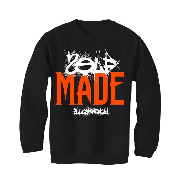 Air Jordan 1 High OG “Electro Orange” 2021 Black T-Shirt (Self Made) - illCurrency Sneaker Matching Apparel