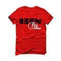 Air Jordan 4 SE FIBA Red T-Shirt (Been Fly) - illCurrency Sneaker Matching Apparel