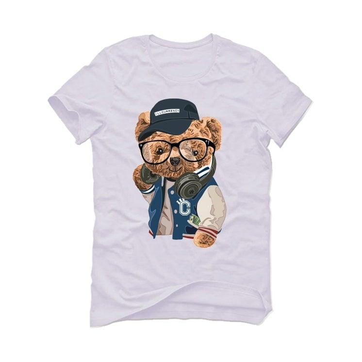 Air Jordan 6 “Washed Denim” White T-Shirt (illBear) - illCurrency Sneaker Matching Apparel