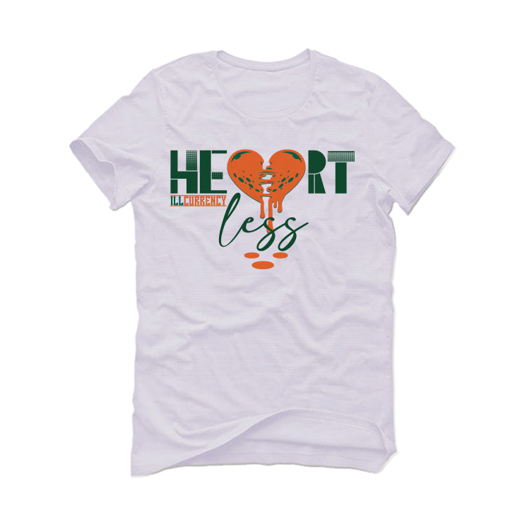 Nike Dunk Low “Miami Hurricanes” White T-Shirt (Heartless)