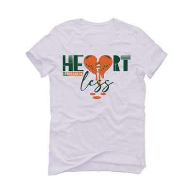 Nike Dunk Low “Miami Hurricanes” White T-Shirt (Heartless)