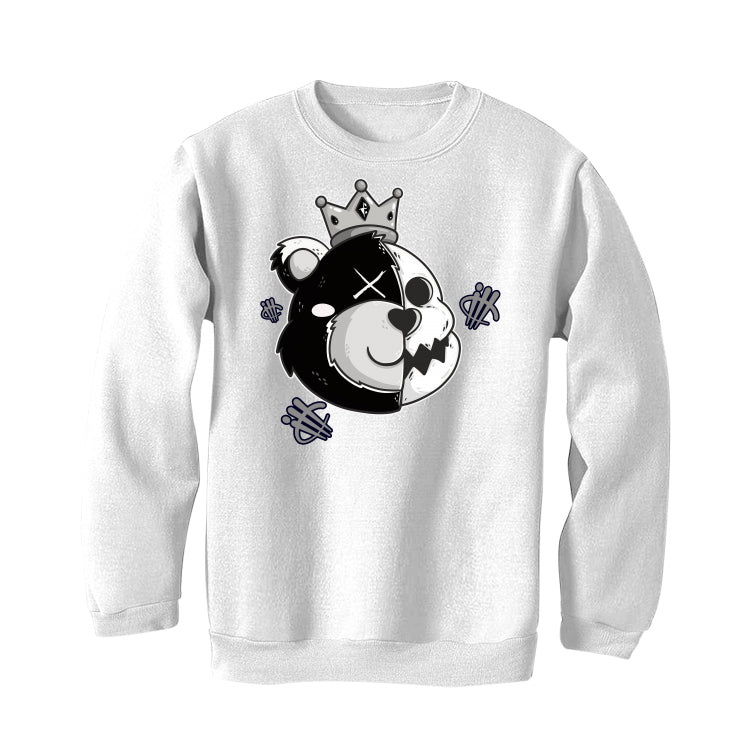 Air Jordan 1 High 85 Black White - White T-Shirt (HALF KING BEAR)
