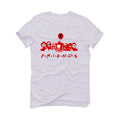 The Air Jordan 6 “Red Oreo” | ILLCURRENCY White T-Shirt (F R I E N D S)