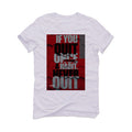 Air Jordan 2 "Chicago" White T-Shirt (NEVER QUIT)