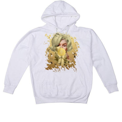 Air Jordan 13 GS “Gold Glitter” 2020 White T-Shirt (BUBBLE GUM)