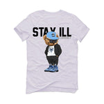 Air Jordan 5 “UNC” White T-Shirt (Stay ill Bear)