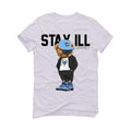 Air Jordan 5 “UNC” White T-Shirt (Stay ill Bear)