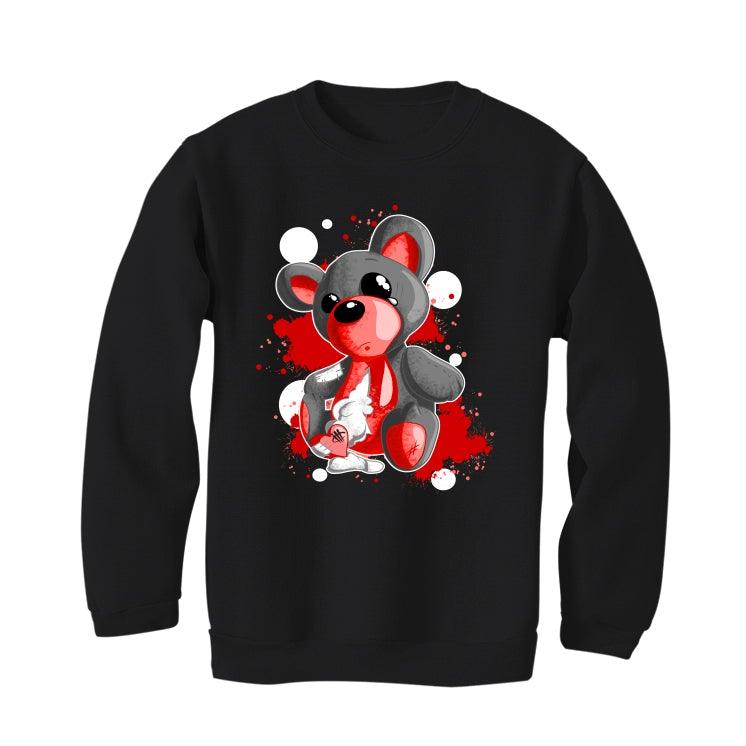 Air Jordan 4 “Red Thunder” Black T-Shirt (Broken Heart) - illCurrency Sneaker Matching Apparel
