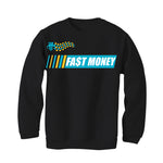 Air Jordan 5 “Aqua” Black T-Shirt (Fast Money)