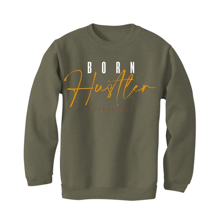 Nike Dunk Low Dusty Olive Gold Military Green T-Shirt (Born Hustler) - illCurrency Sneaker Matching Apparel