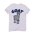 Air Jordan 13 Flint 2020 White T-Shirt (goat) - illCurrency Sneaker Matching Apparel