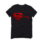 Air Jordan 9 Gym Red (2019) Black T-Shirt (super savage) - illCurrency Sneaker Matching Apparel
