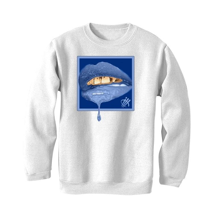 Air Jordan 5 “Stealth 2.0” Hyper Royal White T-Shirt (lipstick) - illCurrency Sneaker Matching Apparel
