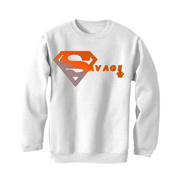AIR JORDAN 4 (METALLIC PACK) ORANGE 2020 White T-Shirt (SUPER SAVAGE) - illCurrency Sneaker Matching Apparel