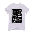 Air Jordan 12 “Playoffs” 2022 White T-Shirt (LOVE) - illCurrency Sneaker Matching Apparel