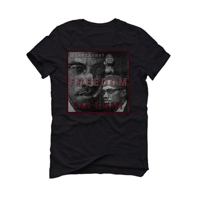 Patta x Nike Air Max 1 “Rush Maroon” Black T-Shirt (FREEDOM CAN'T WAIT)