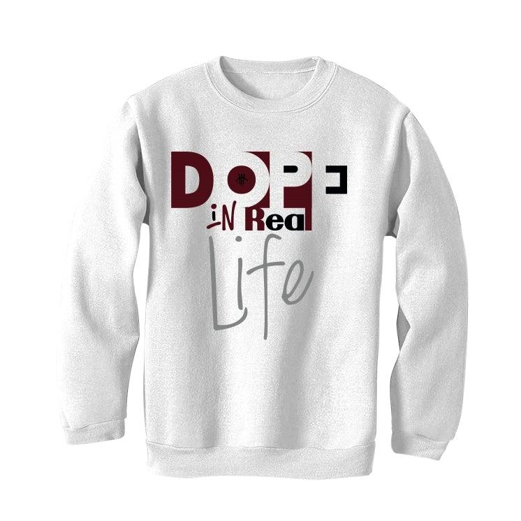 Air Jordan 8 WMNS Burgundy White T-Shirt (Dope in real life) - illCurrency Sneaker Matching Apparel
