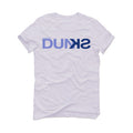 Kids Nike Dunk Low "Blueberry" White T-Shirt (DUNK OFFICIAL)