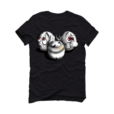 Air Jordan 7 “Cardinal” Black T-Shirt (See No Evil)