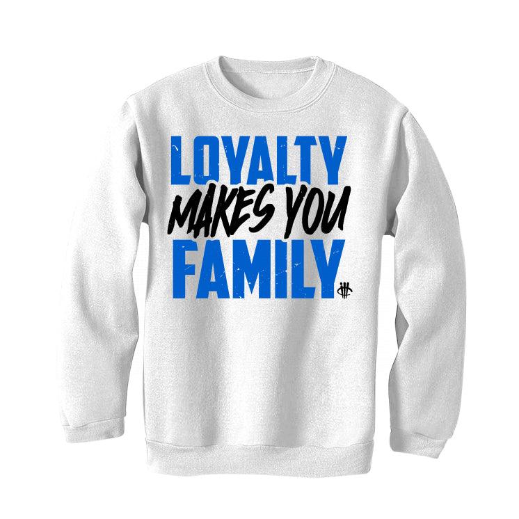 adidas Yeezy Boost 350 V2 “Dazzling Blue” White T-Shirt (LOYALTY) - illCurrency Sneaker Matching Apparel