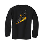 Air Jordan 8 “Taxi” Black T-Shirt (SPLASH SHOE)