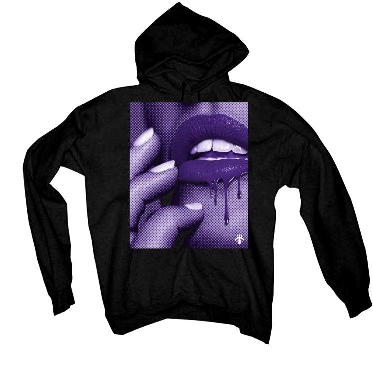 Air Jordan 1 Retro High OG “Court Purple” Black T-Shirt (Touch) - illCurrency Sneaker Matching Apparel