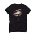 Air Jordan 4 Canyon Purple - Black T-Shirt (LIPS UNSEALED)