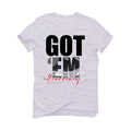 Air Jordan 9 “Particle Grey” White T-Shirt (Got Em)