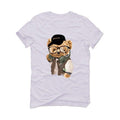 Air Jordan 1 High "Black Mocha" 2020 White T-Shirt (ill bear) - illCurrency Sneaker Matching Apparel