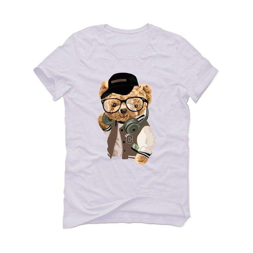 Air Jordan 1 High "Black Mocha" 2020 White T-Shirt (ill bear) - illCurrency Sneaker Matching Apparel