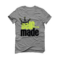 Air Jordan 4 Neon Grey T-Shirt (S M illcurrency ) - illCurrency Sneaker Matching Apparel