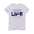 Air Jordan 4 “Midnight Navy” White T-Shirt (Bad Choices)
