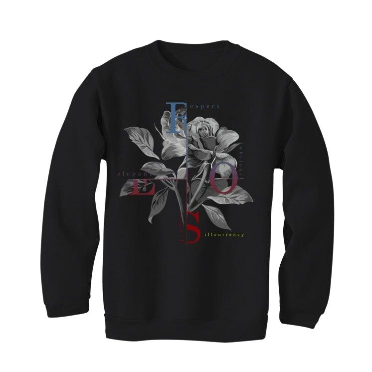 YEEZY BOOST 350 V2 “YECHEIL” Black T-Shirt (Roses) - illCurrency Sneaker Matching Apparel