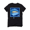 Air Jordan 9 University Blue 2020 Black T-Shirt (LIPSTICK) - illCurrency Sneaker Matching Apparel