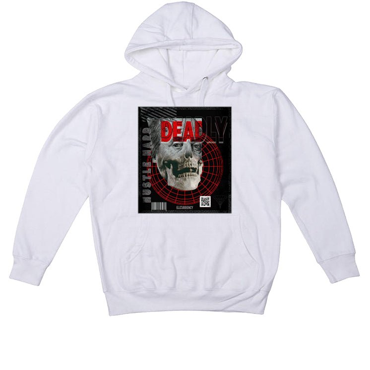 Air Jordan 13 Retro “Black Flint”| ILLCURRENCY White T-Shirt (DEADLY)