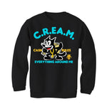 Air Jordan 5 Aqua - Black T-Shirt (CREAM)