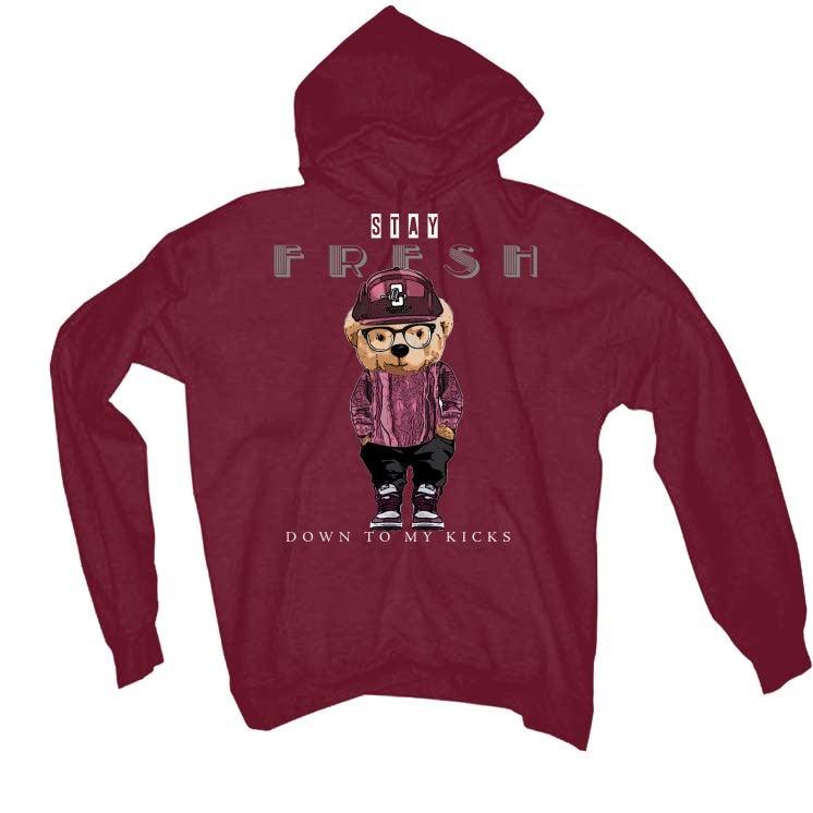 Air Jordan 1 High “Bordeaux” 2021 Maroon T-Shirt (Stay Fresh down to my kicks) - illCurrency Sneaker Matching Apparel