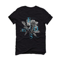 Adidas Yeezy Boost 700 MNVN Bright Cyan Black T-Shirt (Roses) - illCurrency Sneaker Matching Apparel