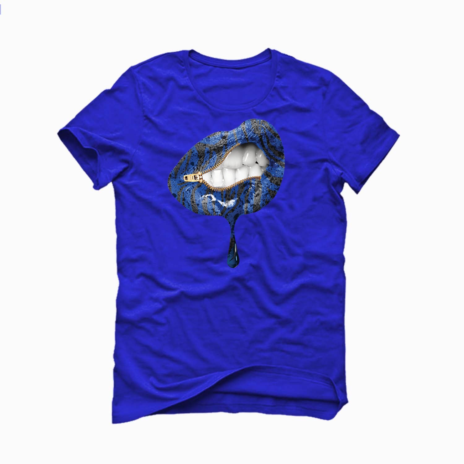 Air Jordan 12 WMNS “Hyper Royal” Royal Blue T-Shirt (LIPS UNSEALED)