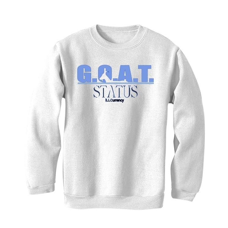 Air Jordan 5 “Stealth 2.0” Hyper Royal White T-Shirt (GOAT STATUS QUO) - illCurrency Sneaker Matching Apparel