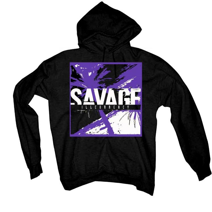 Air Jordan 13 “Court Purple” Black T-Shirt (SAVAGE) - illCurrency Sneaker Matching Apparel