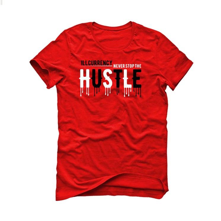 Air Jordan 1 KO Red T-Shirt (Never Stop) - illCurrency Sneaker Matching Apparel