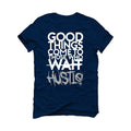 Air Jordan 6 "Georgetown" Navy Blue T-Shirt (Good Things)