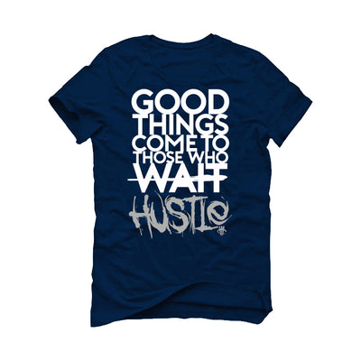 Air Jordan 6 "Georgetown" Navy Blue T-Shirt (Good Things)