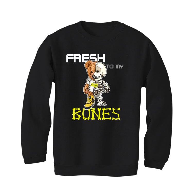 Air Jordan 4 “Lightning”2021 Black T-Shirt (Fresh to my bones) - illCurrency Sneaker Matching Apparel