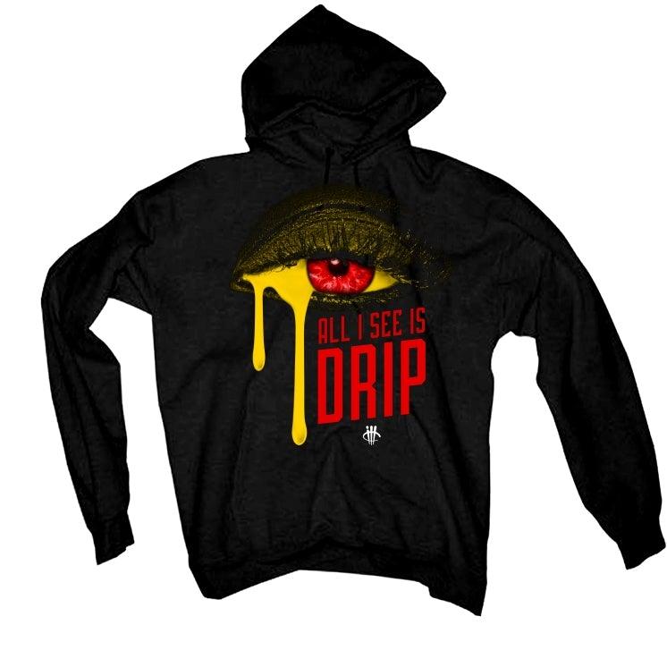 Air Jordan 14 black Ferrari Black T-Shirt (All I See) - illCurrency Sneaker Matching Apparel