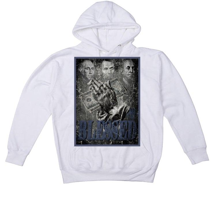 Jordan 1 Retro High COJP Midnight Navy White T-Shirt (blessed fortune) - illCurrency Sneaker Matching Apparel