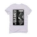 Air Jordan 1 High 85 Black White - White T-Shirt (SNEAKERS COLLECTOR)