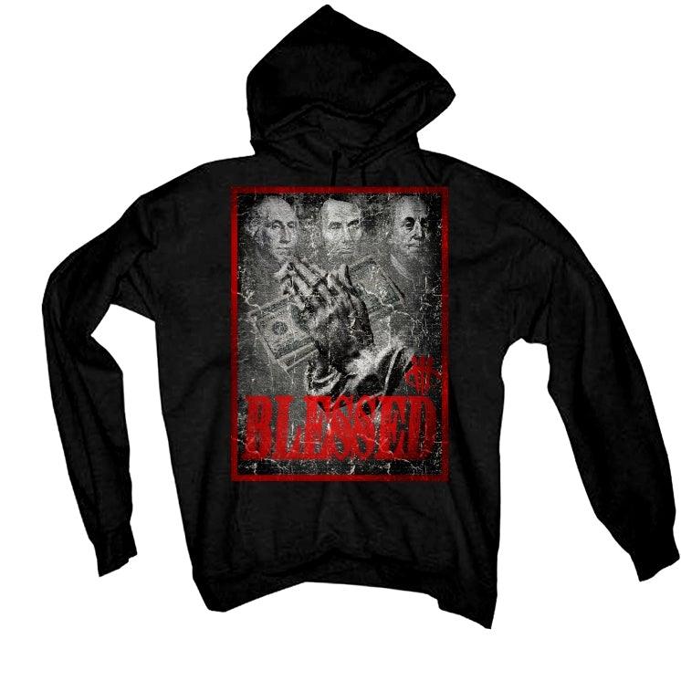 Air Jordan 5 Raging Bull Black T-Shirt (BLESSED FORTUNE) - illCurrency Sneaker Matching Apparel
