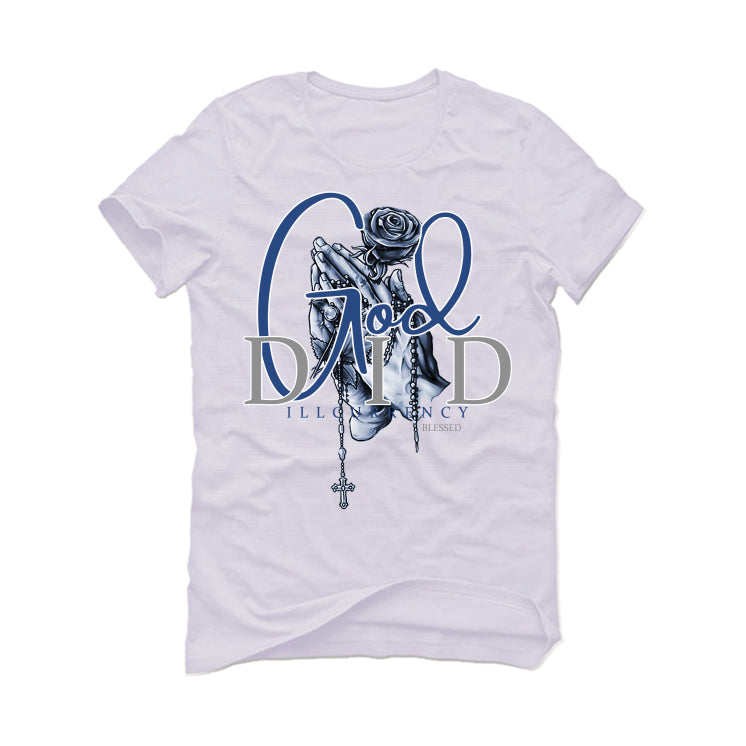 Air Jordan 13 “French Blue” White T-Shirt (God Did)